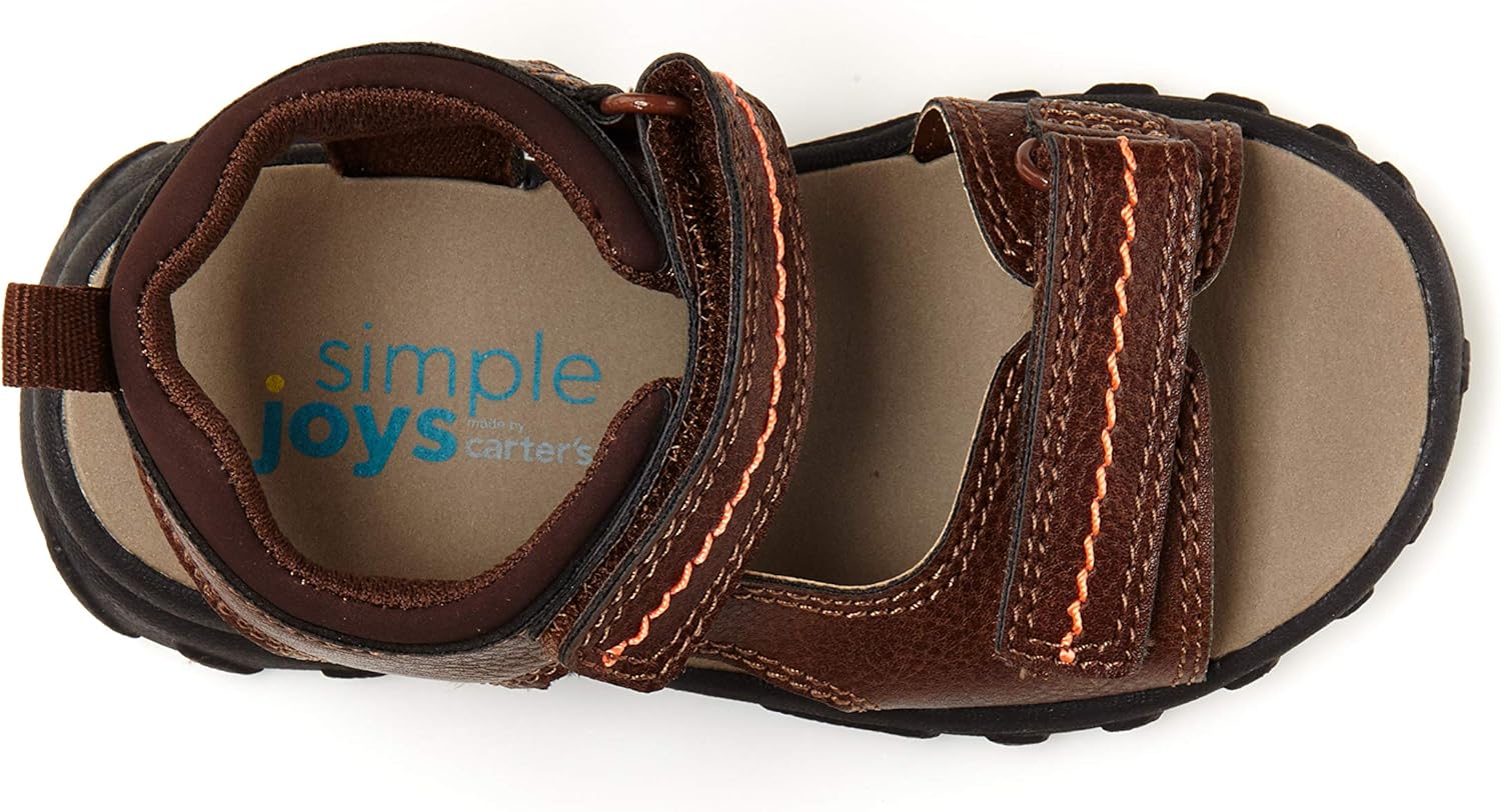 Сандалии Rowan Beach от Simple Joys для мальчиков Carter's Simple Joys By Carter'S, коричневый — фото 4
