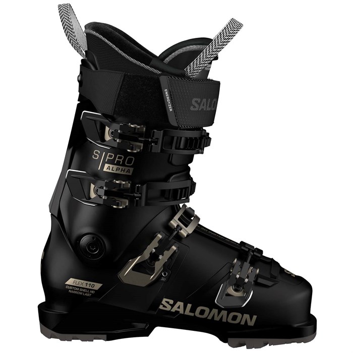 

Горнолыжные ботинки S/Pro alpha 110 w gw - женские, 2026 Salomon, Black / Light Bronze Metallic / Black