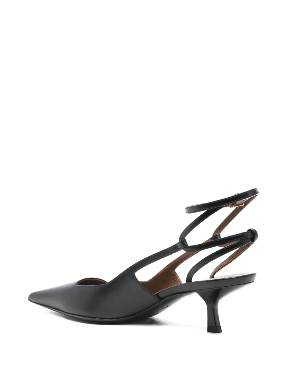 Кожаные туфли-лодочки на каблуке 60 мм Giuseppe Zanotti, черный — фото 3