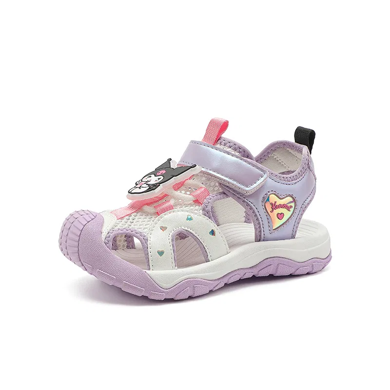 Кроссовки Hello Kitty с защитой от истирания, амортизацией, дышащие, легкие, с эффектом пружинистости и увеличения роста Sanrio, Beige Pink-Hello Kitty — фото 4