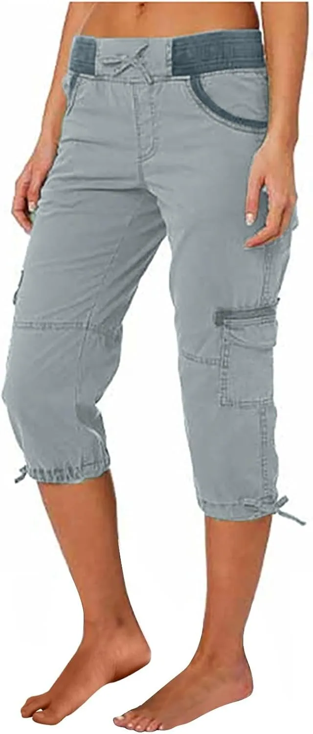 

Женские укороченные спортивные штаны с резинкой LCMTWX