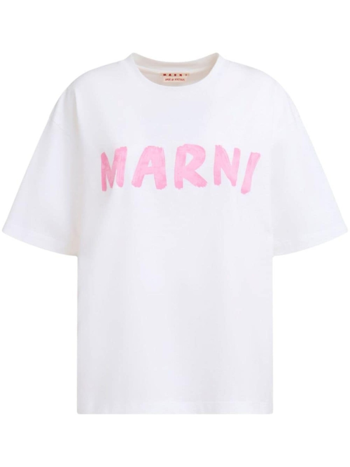

Marni футболка с логотипом, белый