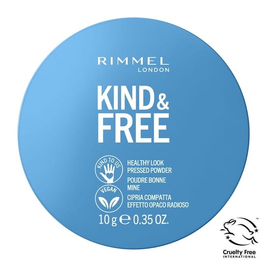 

Веганский прессованный порошок 020 Light, 10 г Rimmel, Kind & Free