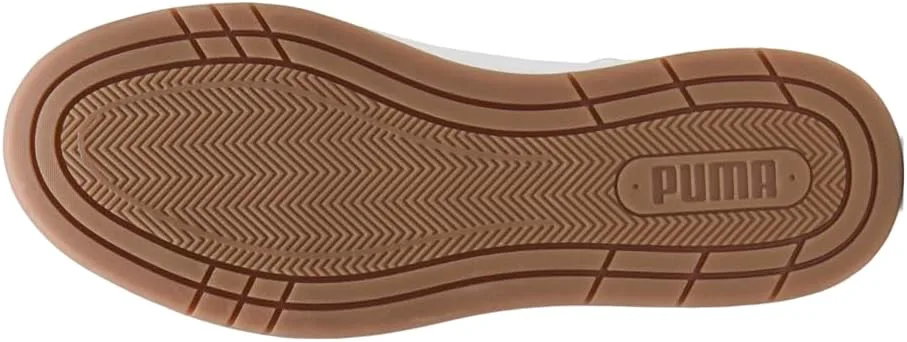 Мужские кроссовки PUMA Court Classic Lux Sd Casual - белые, белый — фото 4