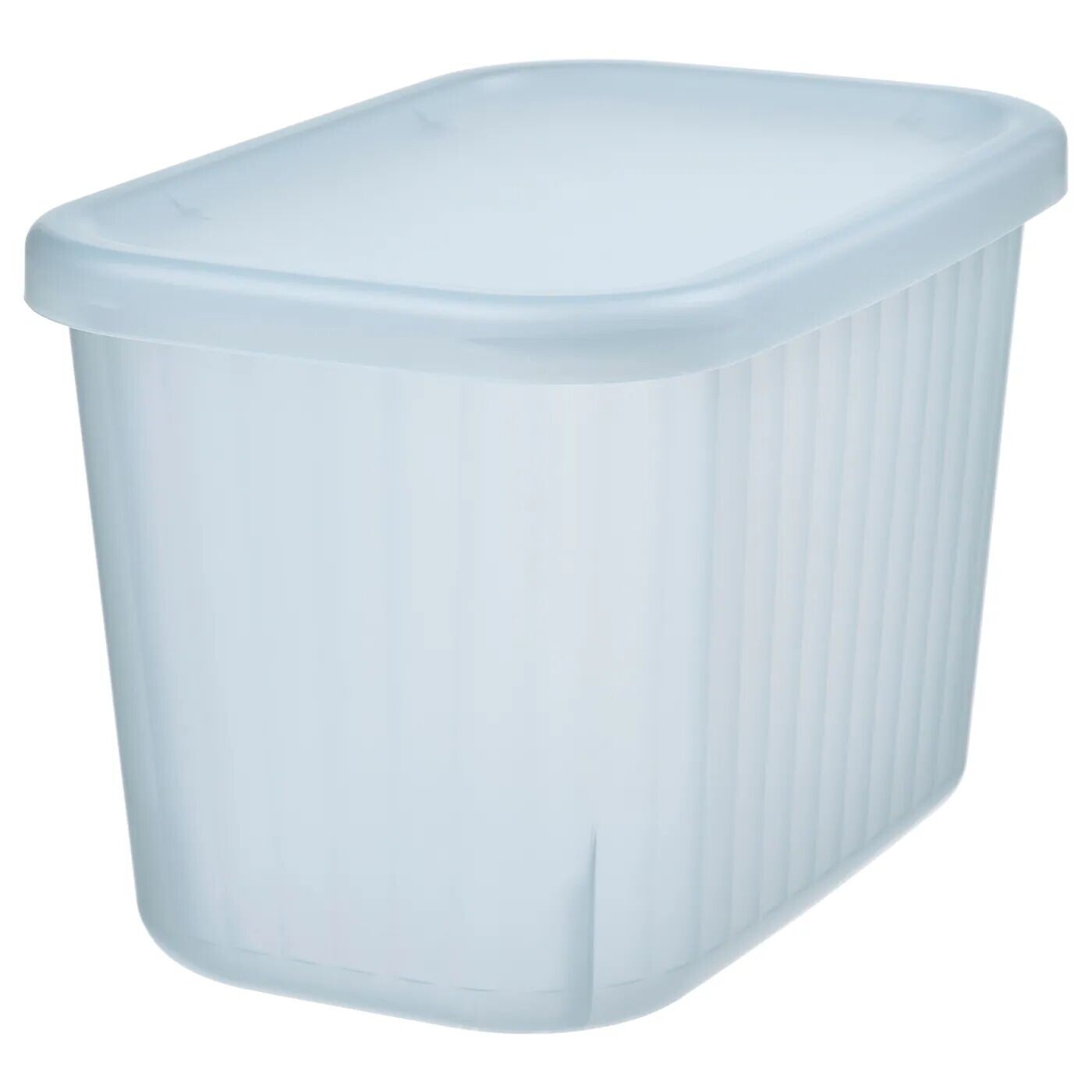 

Коробка с крышкой, прозрачная серо-синяя, 12х18х12 см/1,5 л, RYKTA IKEA