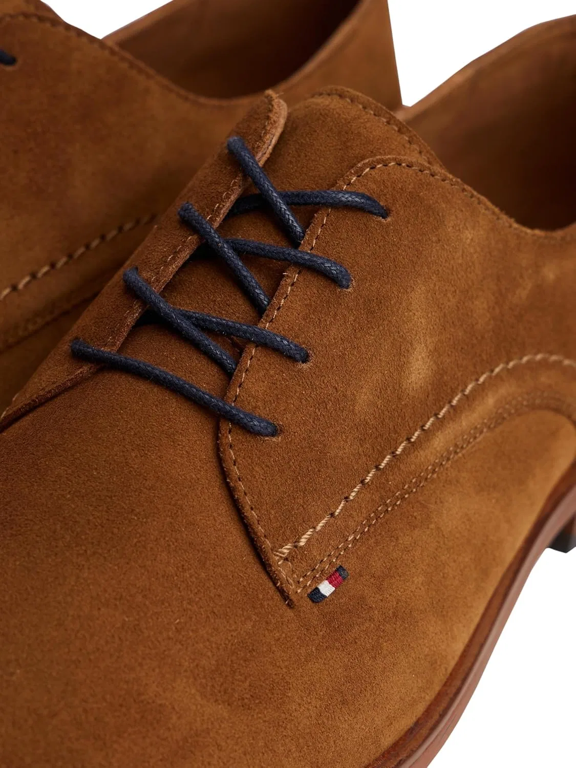 Мужские замшевые туфли Tommy Hilfiger Hilfiger Fm0fm05725, туфли-дерби, Brown Coconut Grove — фото 3