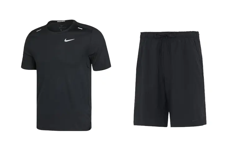 

Повседневная спортивная одежда для мужчин, черный цвет Nike, черный