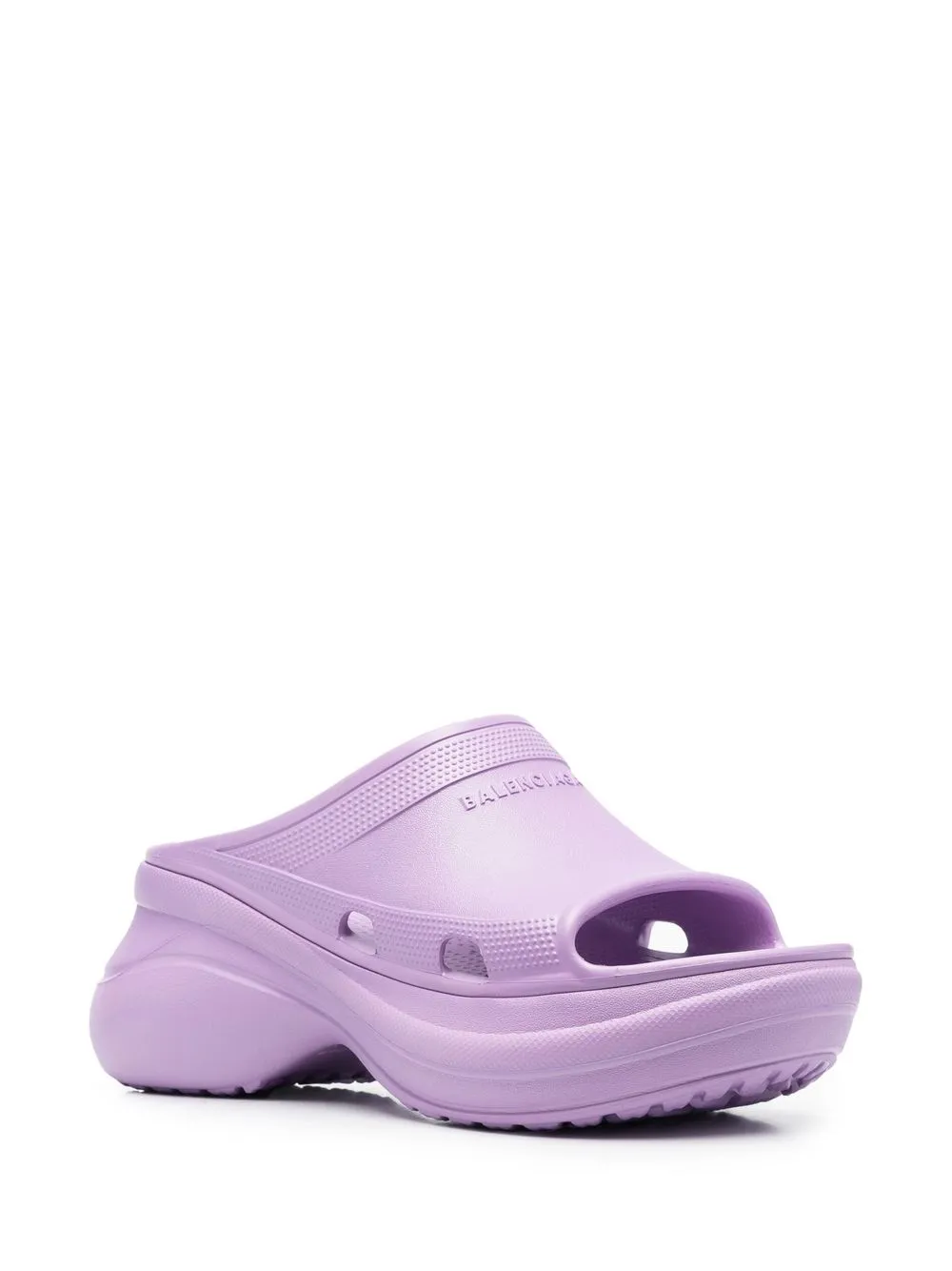 Сандалии Pool Crocs из коллаборации с Crocs BALENCIAGA, фиолетовый — фото 2