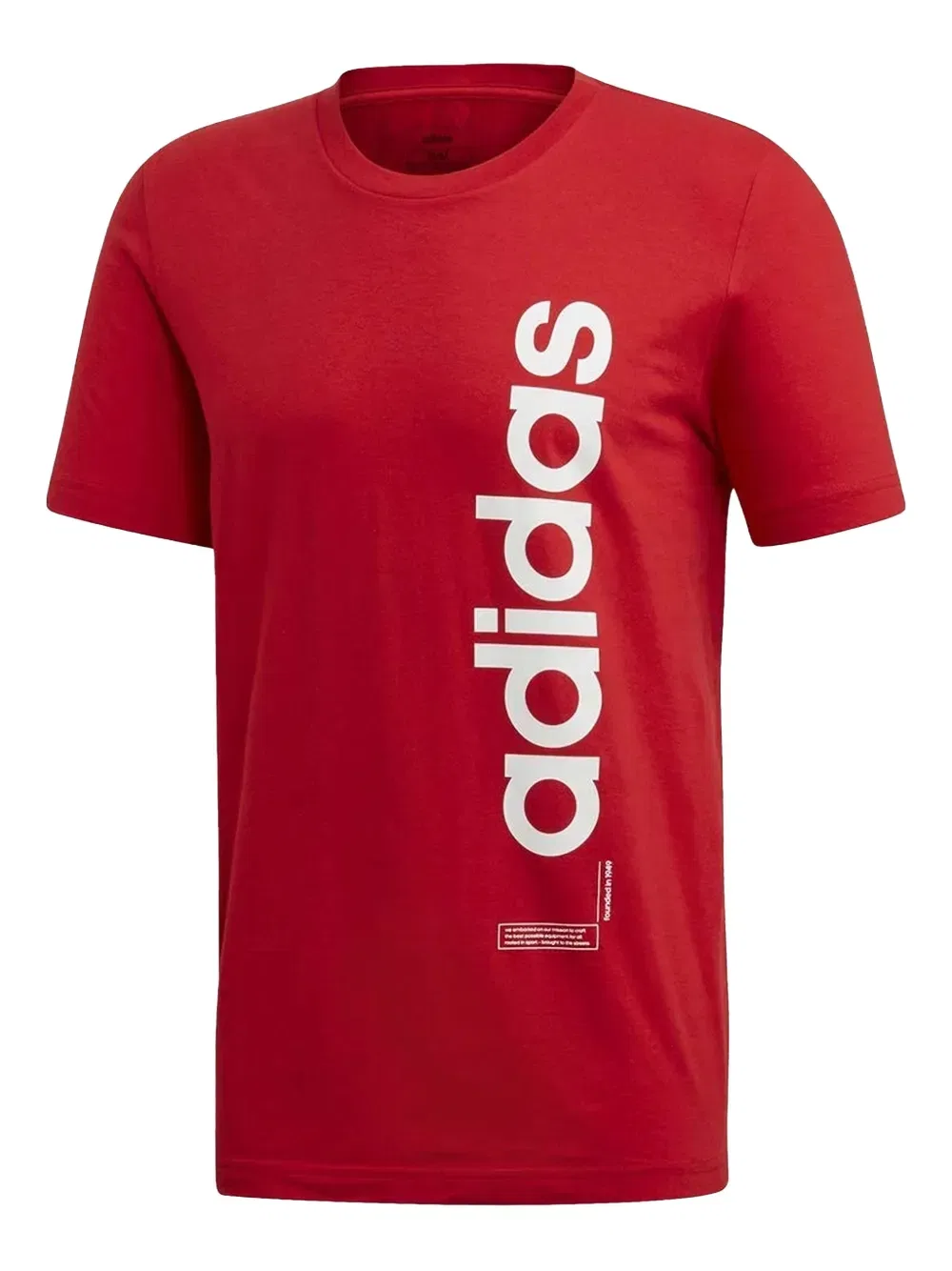 Футболка с логотипом Adidas, красный