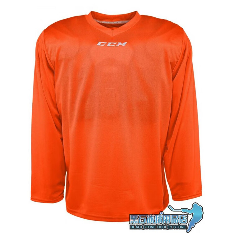 

He Jiagong Детская хоккейная майка, тренировочная футболка, Orange, XL, детский L (рост 130-140 см)