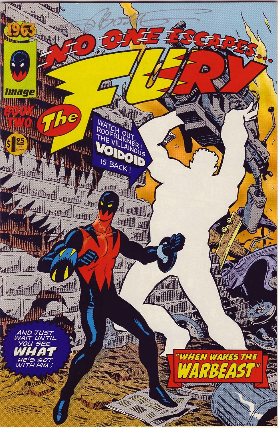 

1963 Book Two: No One Escapes . . . The fury!, May 1993 (Image Comics)