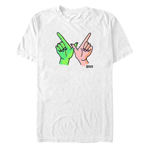 

Футболка с принтом Big & tall wicked w hands sign Licensed Character