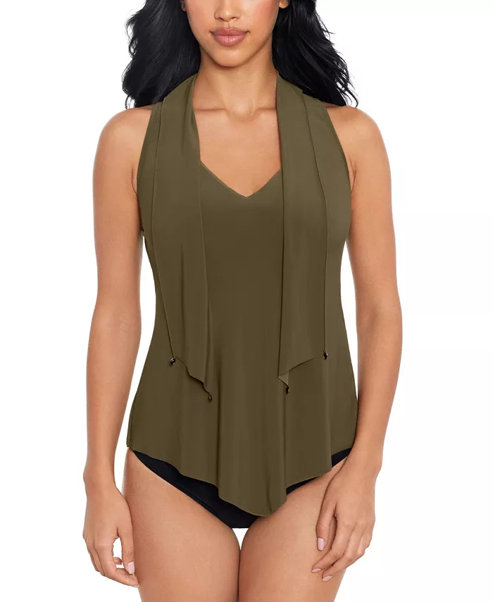 

Женский топ Charmlife Izzy Tankini Magicsuit, зеленый