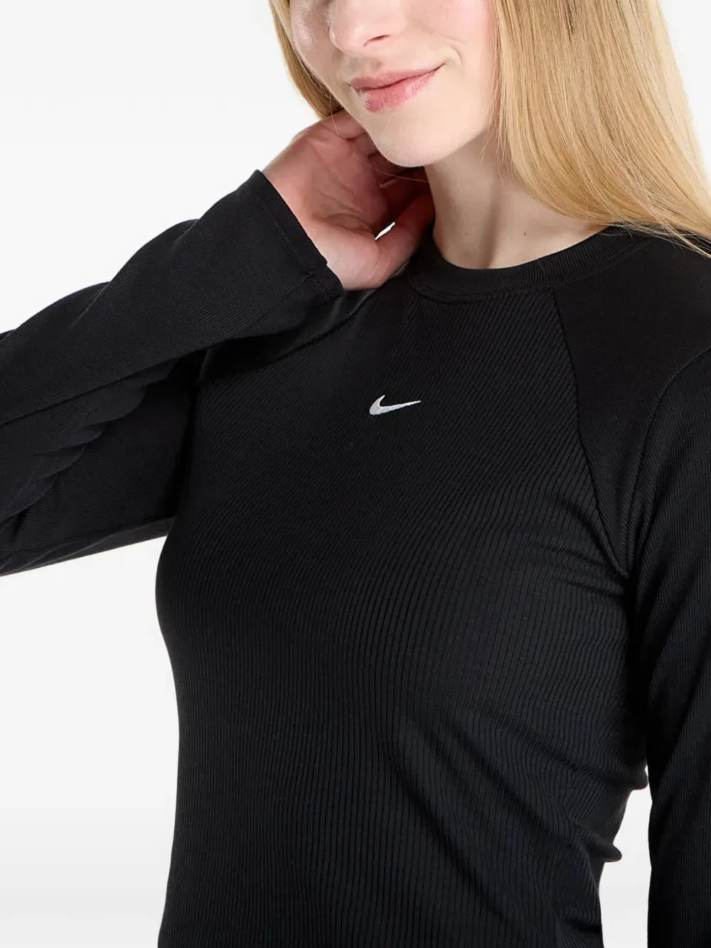Футболка с длинными рукавами Nike, черный — фото 4