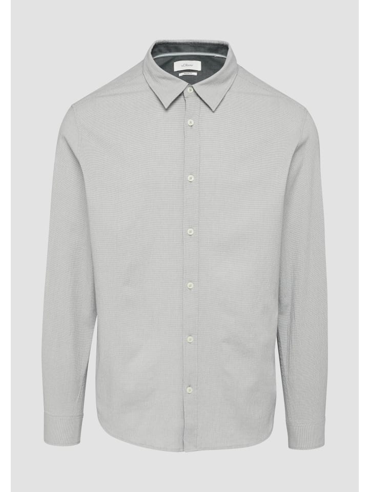 

s.Oliver Рубашка 01U1_светло-серый