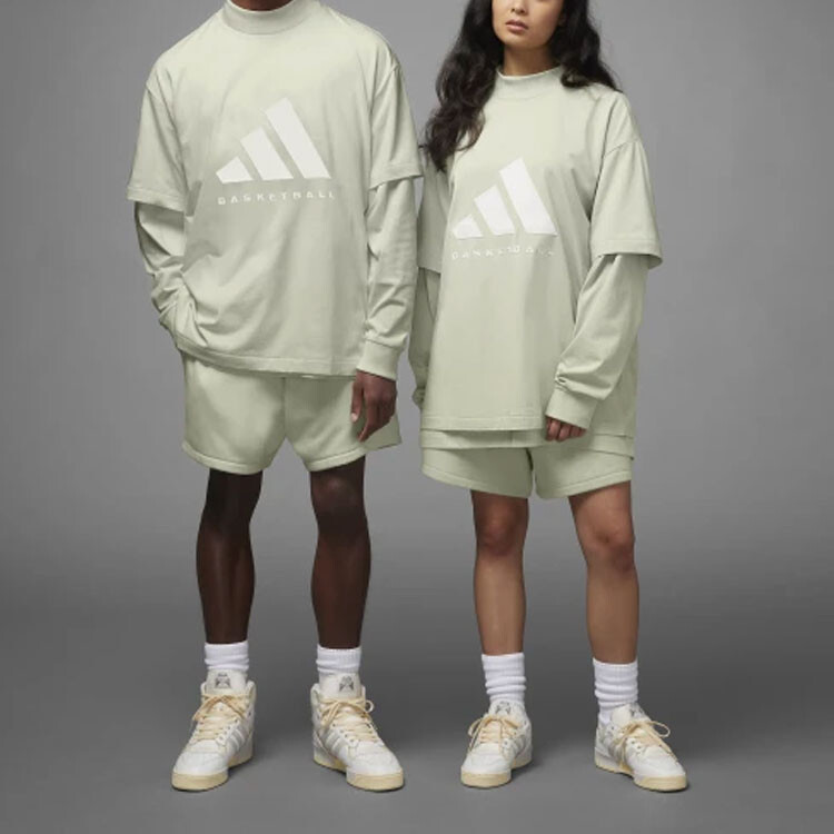 Adidas Basketball: Глава 1 Футболка унисекс зеленая Adidas Originals, зеленый — фото 3