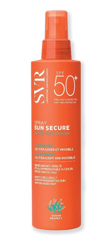 

SVR Sun Secure SPF50+ туман для загара, 200 ml