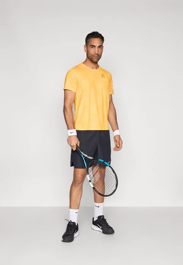 Спортивная футболка nikecourt advantage с принтом на верхней части Nike Performance, Laser Orange/Black — фото 2