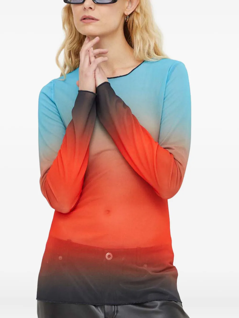 

Топ с длинными рукавами Won Hundred, синий