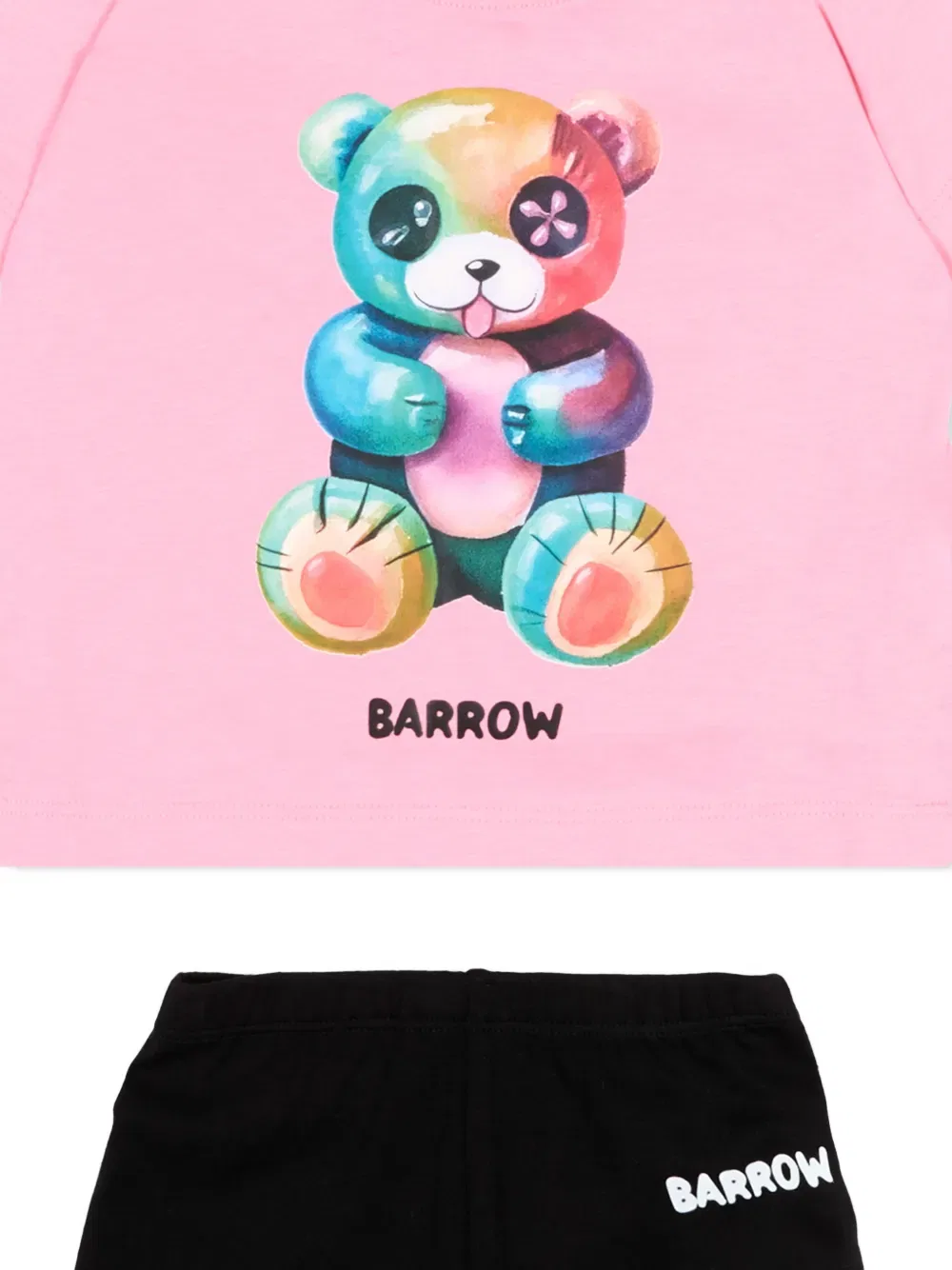 Комплект шорт с графическим принтом Barrow Kids, розовый — фото 3