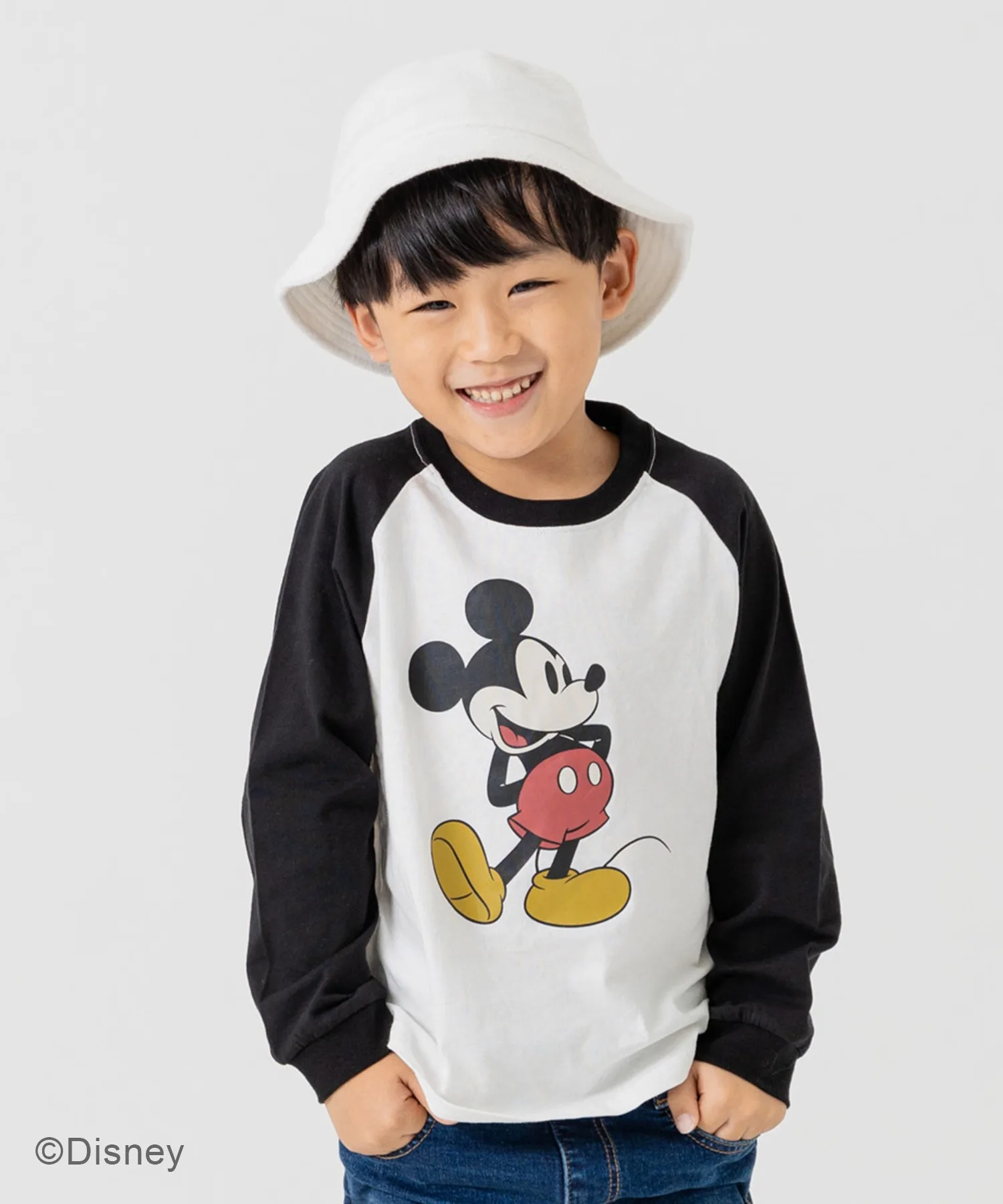 Детская футболка Disney Микки Маус, хлопковая, серая