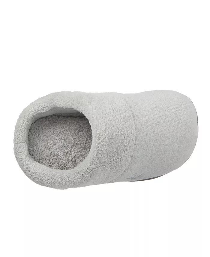 Женские спортивные тапочки с капюшоном из микротерри Isotoner Signature, серый — фото 2