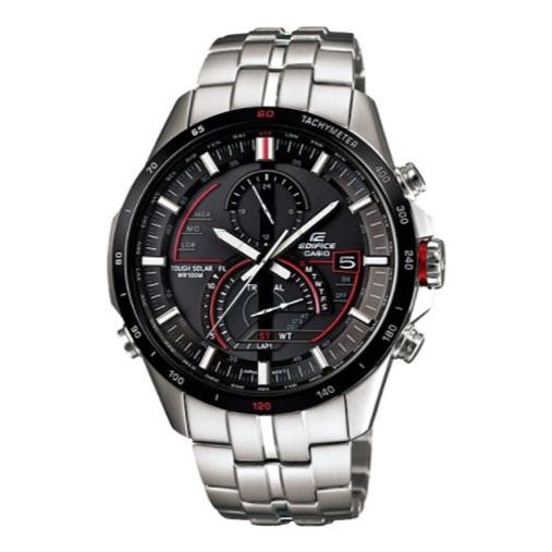 

Часы CASIO EDIFICE Solar Powered Mens Black Analog, черный