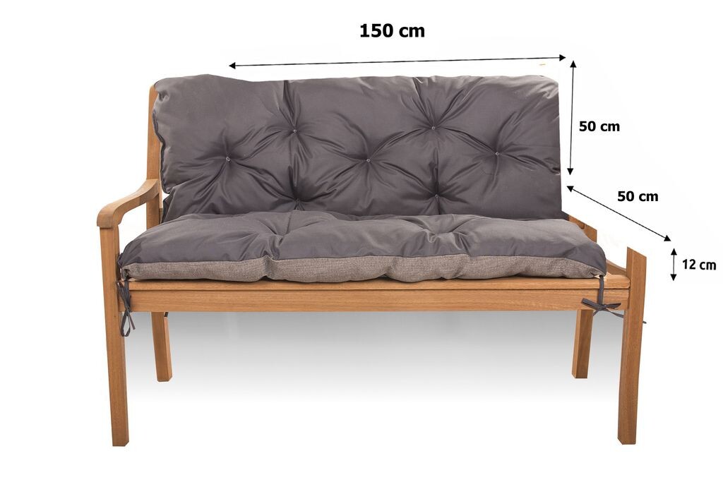 

Подушка для скамейки Подушка для скамейки 150x50x50 темно-синий | Подушка для садовой скамейки | Уличная подушка | Подушка для сиденья скамья | Голливудская подушка для качелей | Условия банка Setgarden, темно-серый