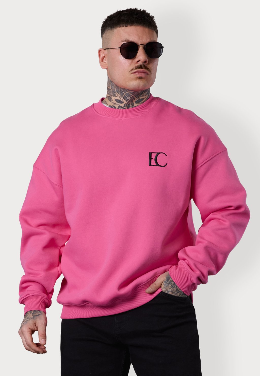 

Толстовка EC LOGO OVERSIZED ESTEEM, розовый
