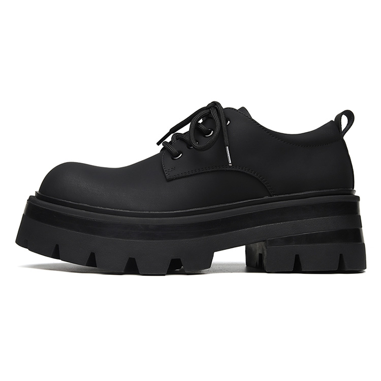 

YEDANI Черные мужские ботинки мартин до щиколотки однослойные, цвет Black Single Layer Shoes
