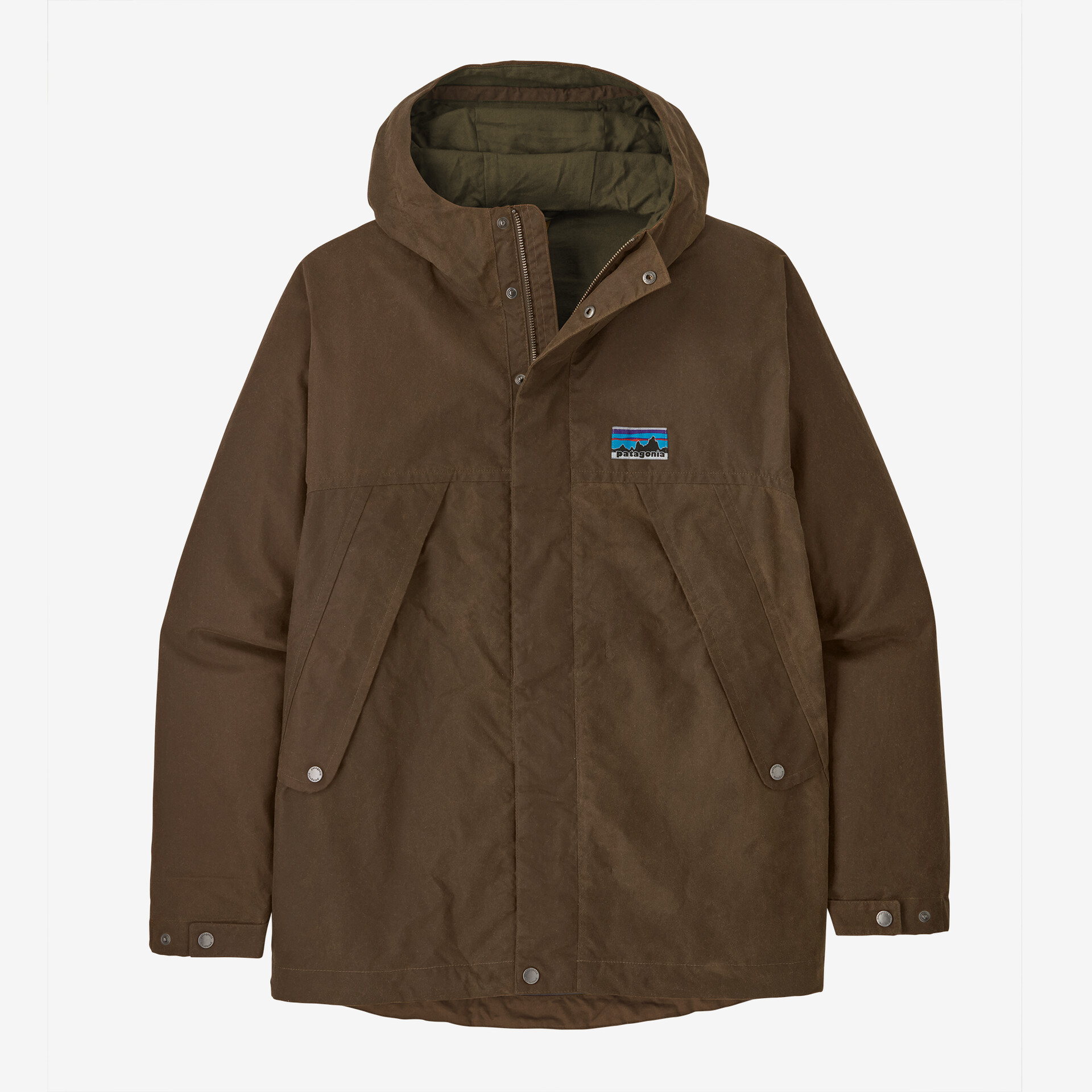 

Куртка из вощеного хлопка Patagonia, коричневый