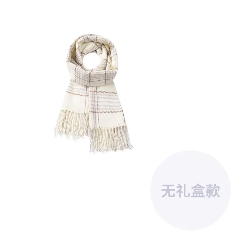 

Вязаный шарф унисекс, White