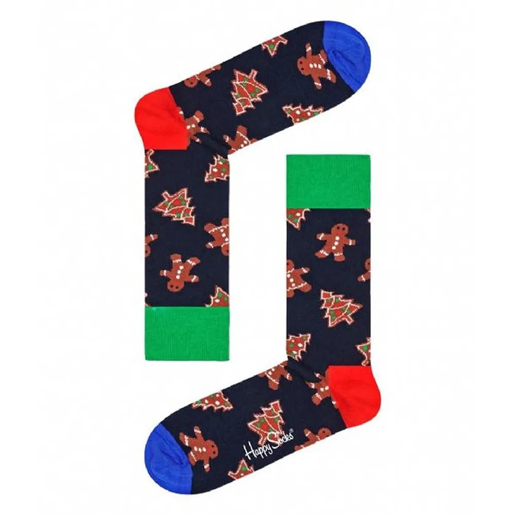 

Носки Happy GINGERBREAD COOKIES Size 41-46 long, синий