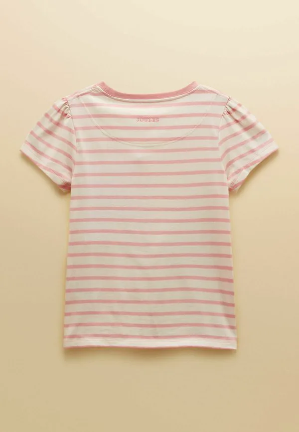 Футболка astra с аппликационным принтом, стандартного кроя. Joules, Pink Bunny — фото 2