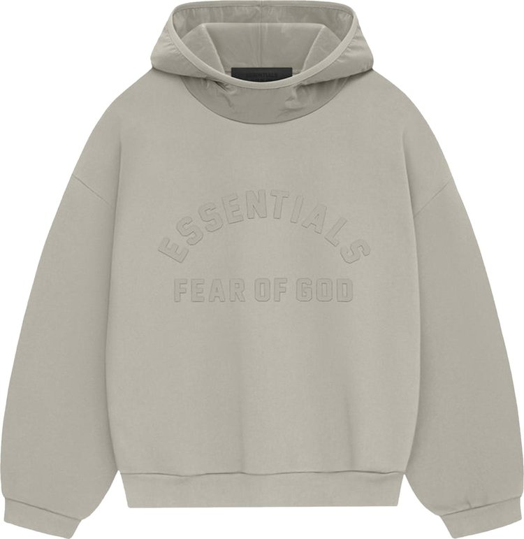 

Худи Fear of God Essentials Nylon Fleece 'Seal/Seal', серый