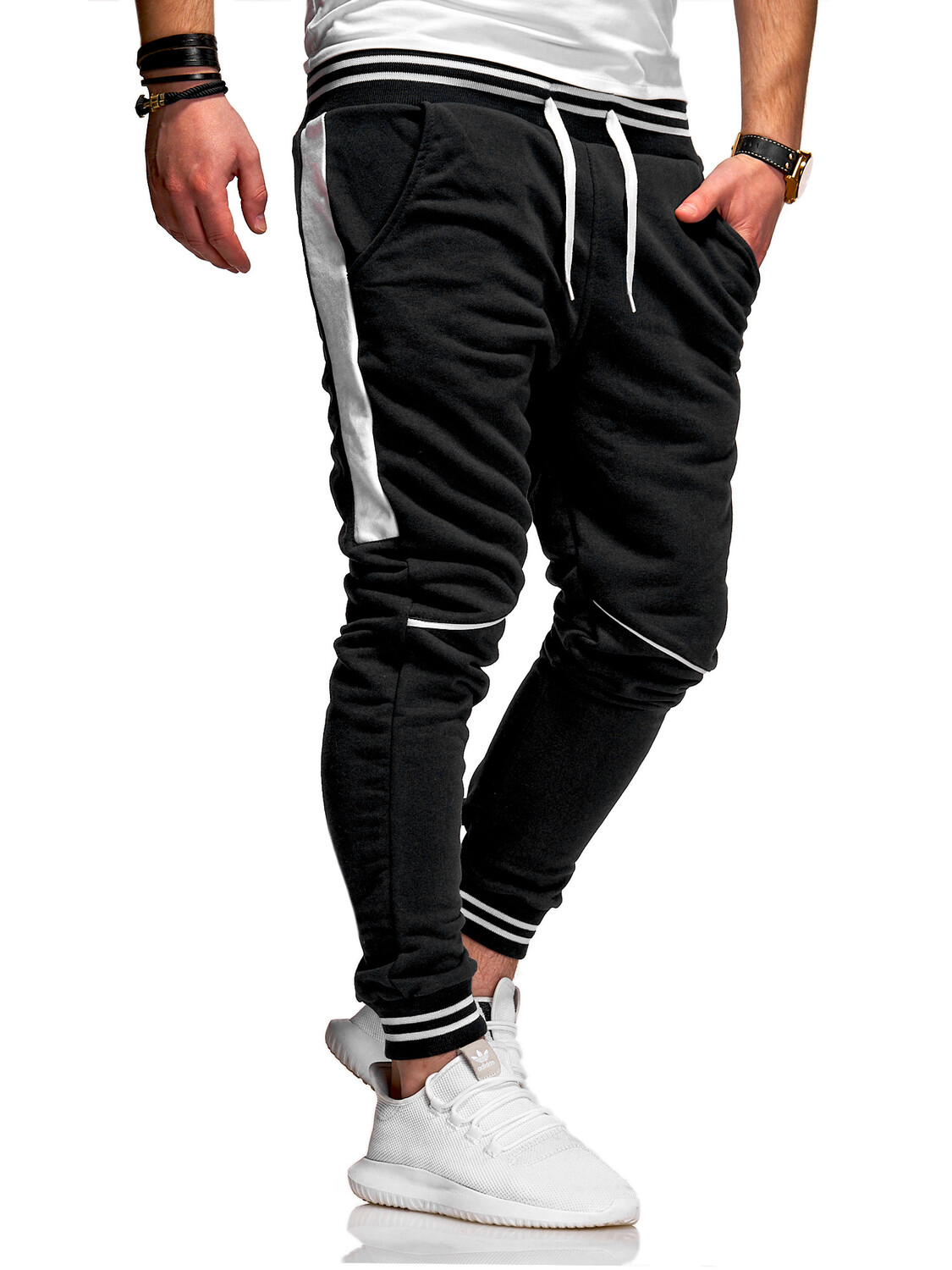 

Спортивные брюки behype MP1317 Lange Sporthose Trainingshose, черный
