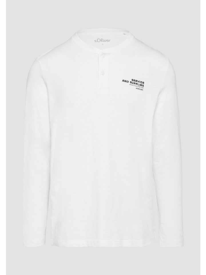 

Футболка в цвете 0120_white s.Oliver, Белый, Футболка в цвете 0120_white s.Oliver