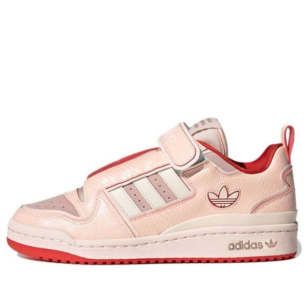 Кроссовки семя x форум плюс Adidas, розовый