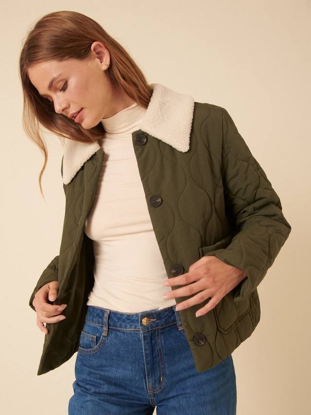 

Утепленная стеганая куртка Wimslow Borg Nobody's Child, Khaki