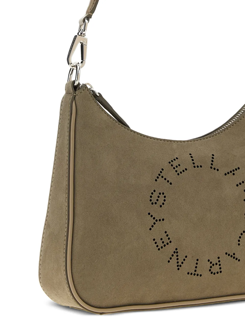 Маленькая сумка через плечо Hobo с логотипом STELLA MCCARTNEY, серый — фото 3
