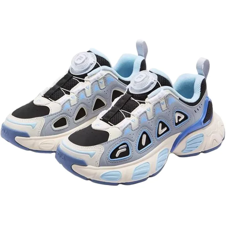 FILA KIDS Кроссовки для бега HERITAGE Rebound Breathable Support Low top детские серые — фото 4