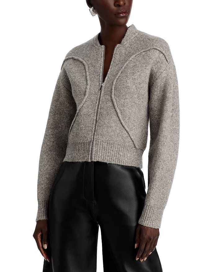 

Кардиган с застежкой-молнией спереди Vero Moda, серый