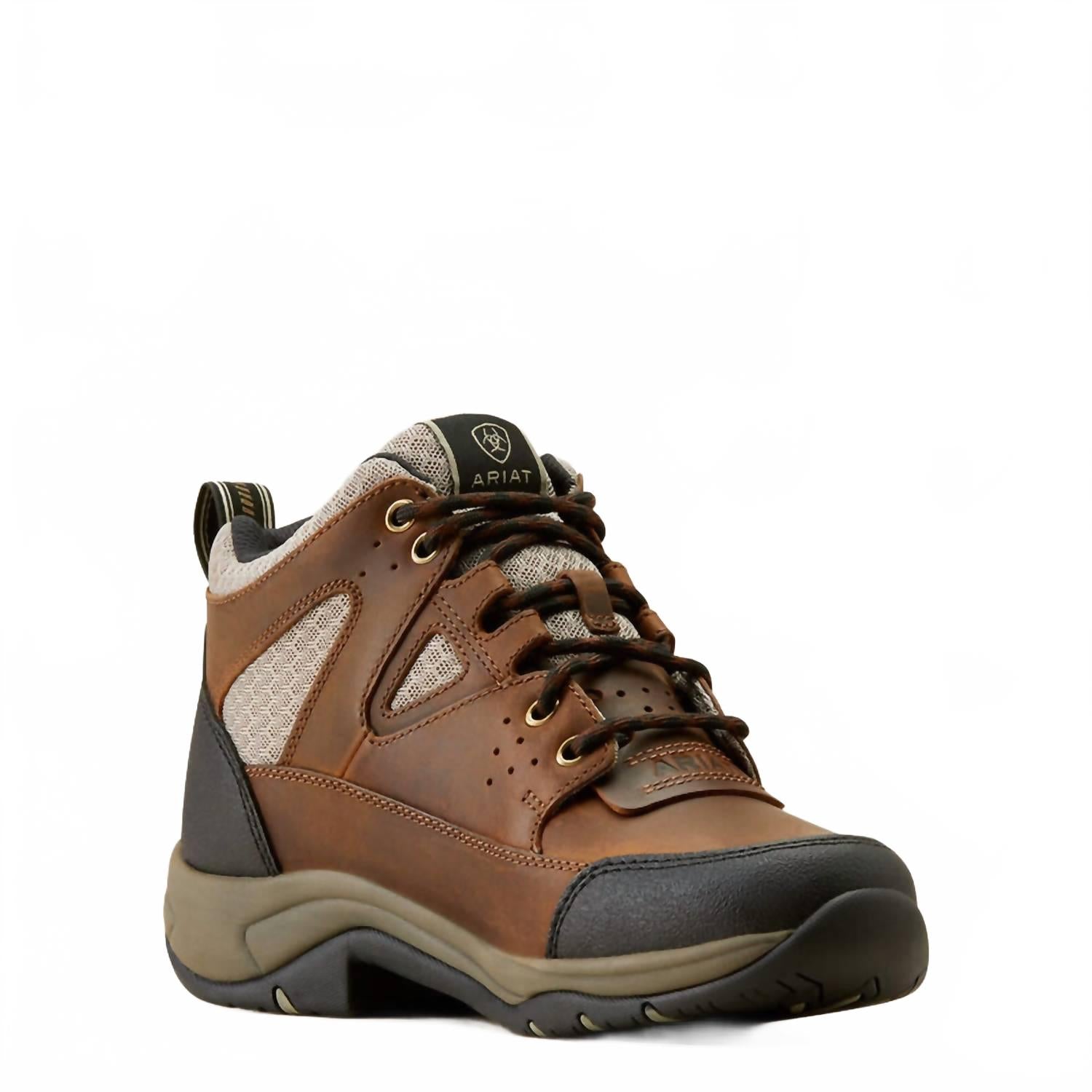 Женские походные ботинки ARIAT Terrain Venttek 360 комбинированные, коричневый
