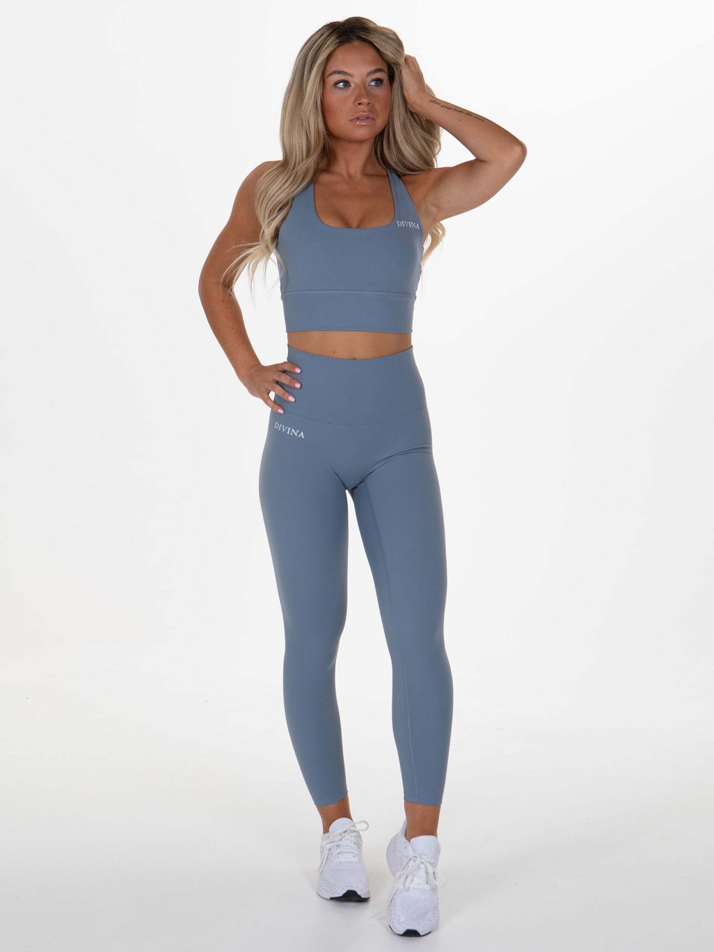 

Divina Узкие спортивные штаны 'Ortus' в цвете Dusty Blue