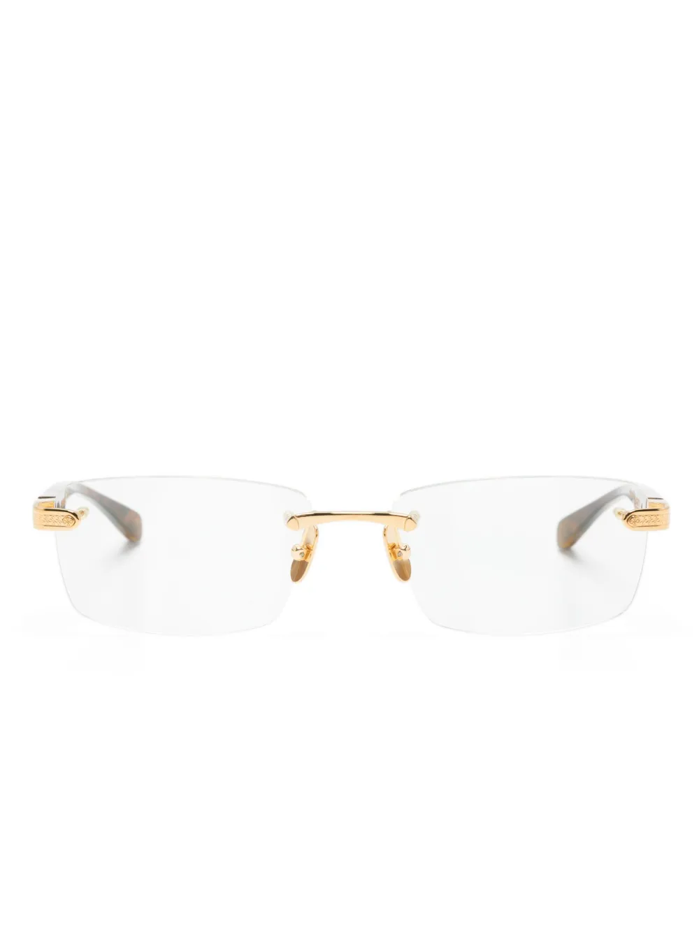 

Очки The Regent I в безободковой оправе Maybach eyewear, золотой