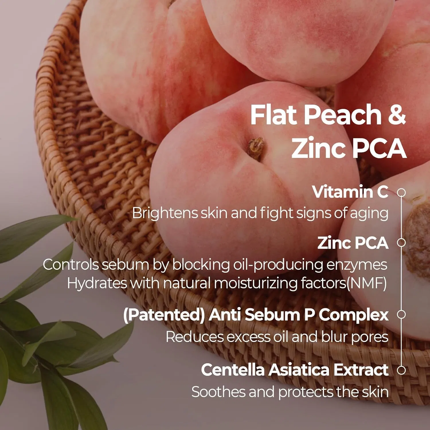 Эссенция Skinfood 1957 — Увлажняющая Peach Cotton Zinc PCA Essence, 50 мл — фото 3