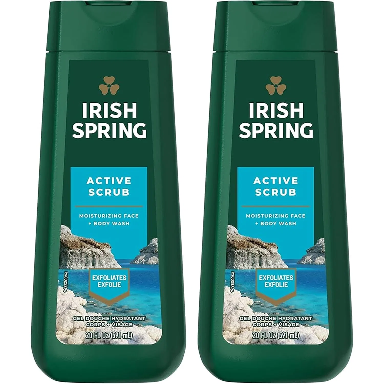 Мужской гель для душа Irish Spring Deep Action Scrub, 510 мл, 2 шт. Irish Spring