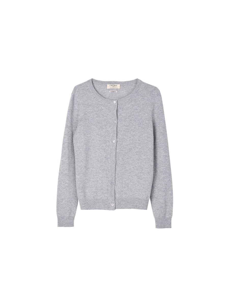 

Вязаный кардиган Camomilla Italia CLEAR, светло-серый