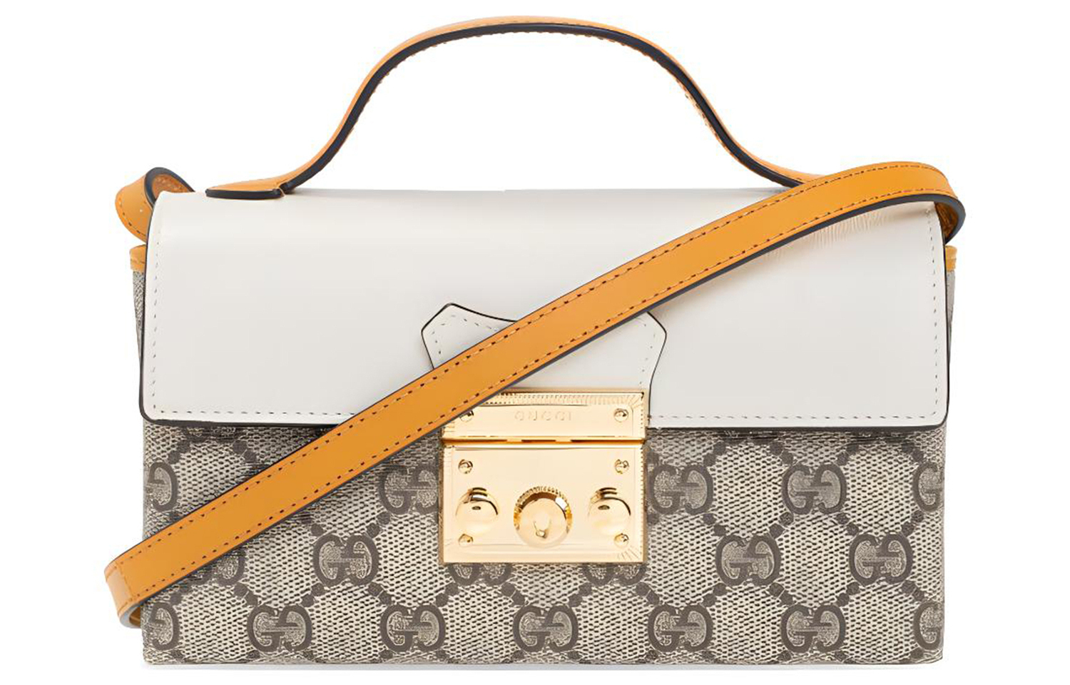 Сумка-мешок Gucci из парусины с кожаным футляром — фото 2