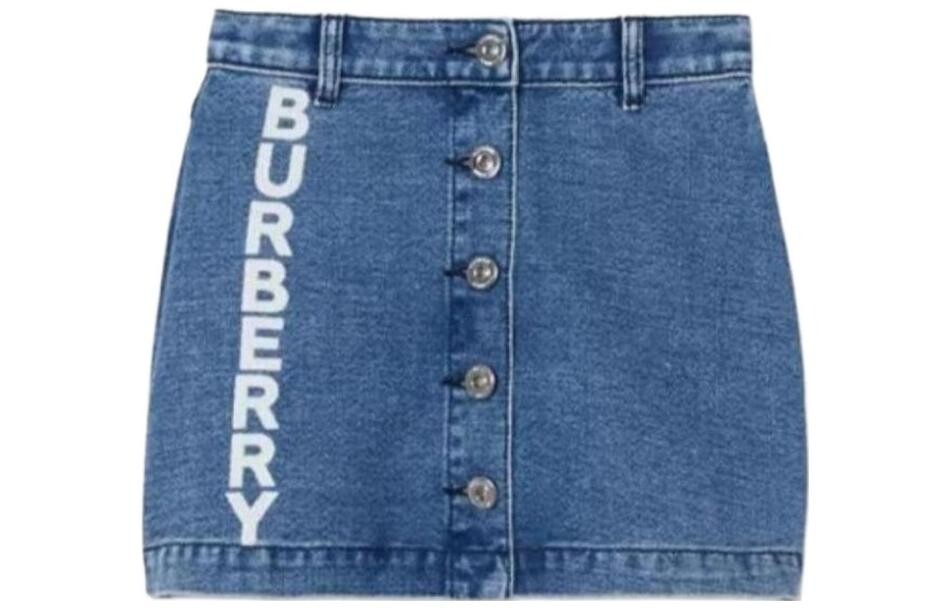 

Детская юбка Burberry, цвет Blue